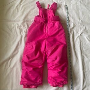 Pink Kids Snow Bib